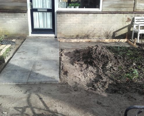 aanleg tuin in Wageningen